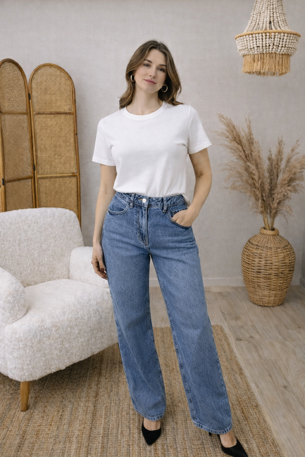 MAVİ WİDE LEG JEAN
